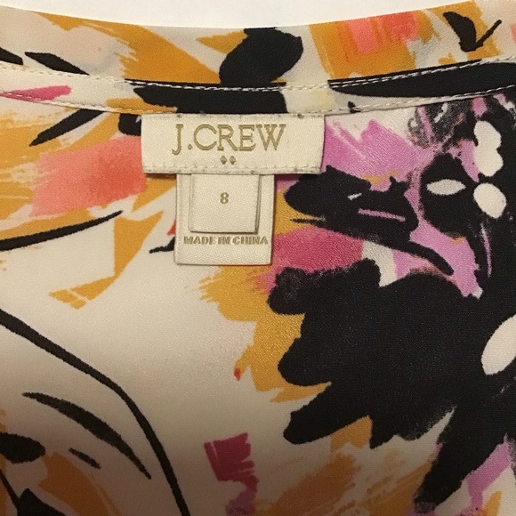 J. Crew women’s floral print blouse multicolor - Picture 7 of 7